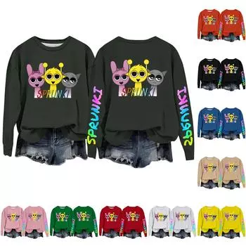 Женский модный свитер с длинным рукавом и круглым вырезом L чёрный