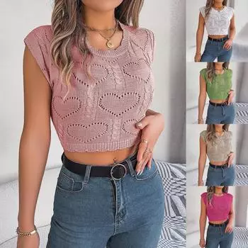 Женский модный трикотаж с вырезом до середины икры, праздничный топ L зелёный