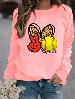 Женский модный зимний пуловер с круглым вырезом и длинными рукавами, доступный в различных стильных узорах S