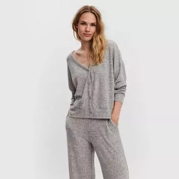 Женский мягкий кардиган с длинным рукавом VERO MODA