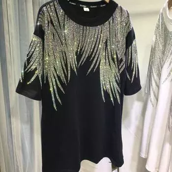 Женский мужской осенний повседневный комплект из двух предметов, женский наряд, сверкающий, большого размера XXXXL белый