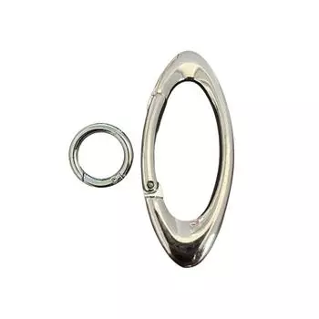 Женский мужской пояс Essential Icon Carabiner Blackout Keychain Carabiner Solid Wholesale Oval T X5N1 style3-onesize