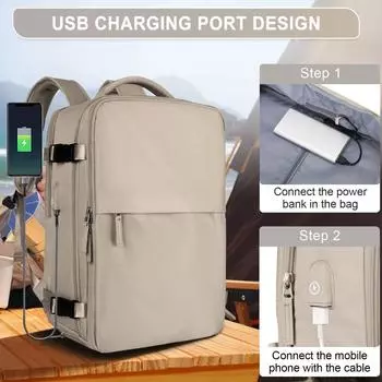 Женский мужской рюкзак для путешествий, одобренный авиалиниями, большие рюкзаки для ноутбуков, водонепроницаемый спортивный походный рюкзак, школьный рюкзак Small