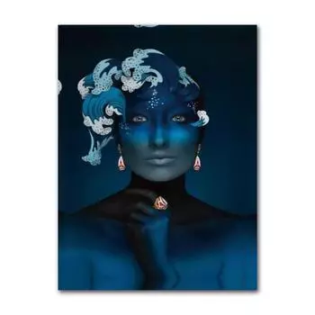 Женский настенный постер, художественный холст, картина с пионом, скандинавский сексуальный женский плакат, печать 21cm30cm NoFrame