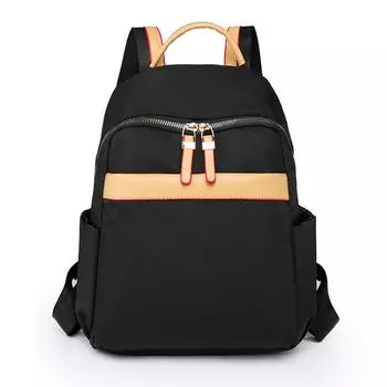 Женский нейлоновый рюкзак большой емкости, уличный дорожный рюкзак, школьный рюкзак темно-синий