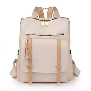 Женский нейлоновый рюкзак большой емкости, уличный дорожный рюкзак, школьный рюкзак чёрный