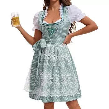 Женский немецкий костюм для пивной вечеринки, костюм для пивного фестиваля M