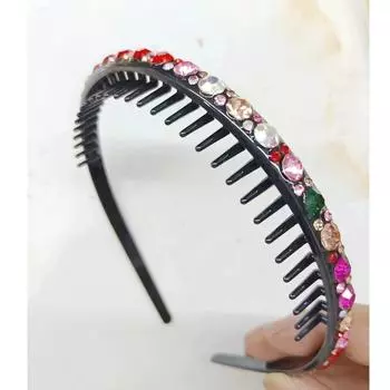 Женский нескользящий ободок для волос со стразами - простая и элегантная заколка для волос для взрослых