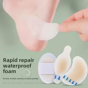 Женский невидимый гелевый антифрикционный пластырь для пятки и носка от мозолей