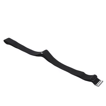 Женский невидимый тонкий ленивый пояс, эластичный пояс с плоской пряжкой, подарочный пояс на день рождения или годовщину One Size чёрный