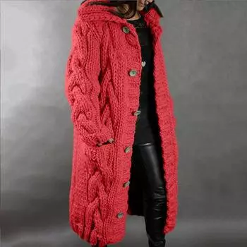 Женский новый кардиган большого размера свитер пальто модный свитер женский свитер топ S серый