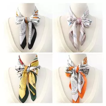 Женский новый модный шелковый шарф с имитацией атмосферы, защитный шарф для шеи, весна, лето, осень, квадратный шарф 70*70CM