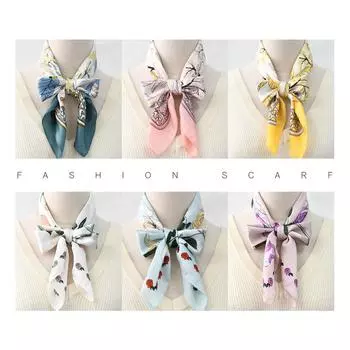 Женский новый модный шелковый шарф с имитацией атмосферы, защитный шарф для шеи, весна, лето, осень, квадратный шарф 70*70CM