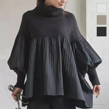 Женский новый модный свободный свитер с высоким воротником 2021 года: Модная рубашка средней и длинной длины на осень/зиму чёрный