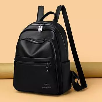 Женский новый стиль рюкзака Высококачественный текстурный универсальный рюкзак Многофункциональный универсальный повседневный рюкзак