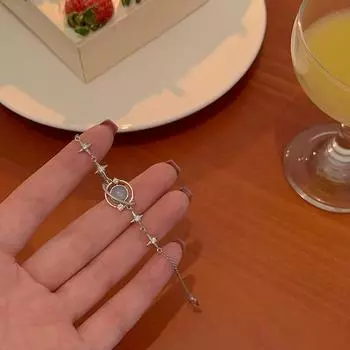 Женский новый универсальный браслет Planet Star с метеоритным дождем Full Sky Star, женский браслет с покрытием Instagram, серебро S925, японские и корейские изделия ручной работы Adjustable size