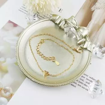 Женский ножной браслет, регулируемый элегантный темперамент, универсальная расширенная цепочка, ювелирные изделия, подарки, женский кулон в виде сердца с любовью серебряный