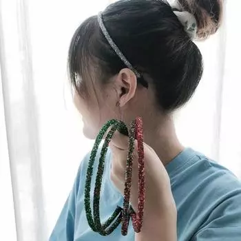 Женский обруч для волос, сверкающий пайетками, эластичная повязка на голову, блестки, своими руками, обруч для волос, рождественские аксессуары