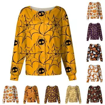 Женский однобортный защитный комбинезон с длинным рукавом и карманом, рабочий воротник-стойка, кардиган, куртка, топ M имбирный