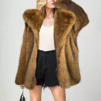 Женский однотонный кардиган с длинными рукавами и лацканами с открытой передней частью, свитера, пальто S хаки