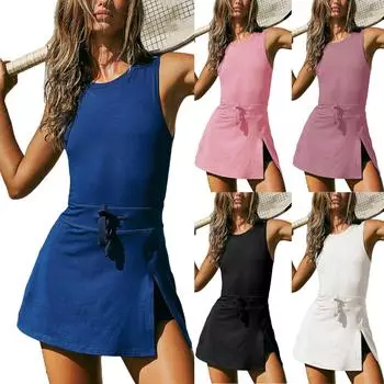 Женский однотонный повседневный комбинезон с вырезом сзади, спортивный комбинезон без рукавов, отпускная одежда L чёрный