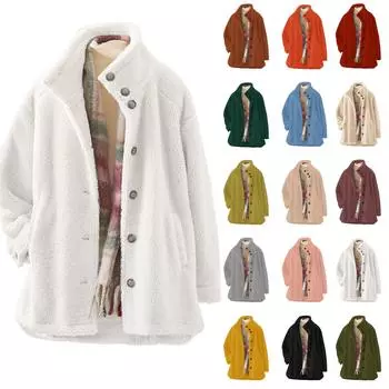 Женский однотонный повседневный свободный кардиган с длинным рукавом на пуговицах, кардиган с капюшоном, фланелевое пальто XXXXXL
