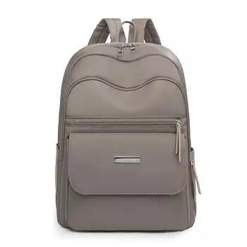 Женский однотонный рюкзак Легкий рюкзак большой вместимости хаки