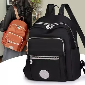 Женский однотонный рюкзак, рюкзак большой емкости, школьный рюкзак для студентов розовый