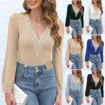 Женский однотонный сексуальный кружевной комбинезон с длинными рукавами и бретельками на спине, жилет, комбинезон, комбинезон L чёрный