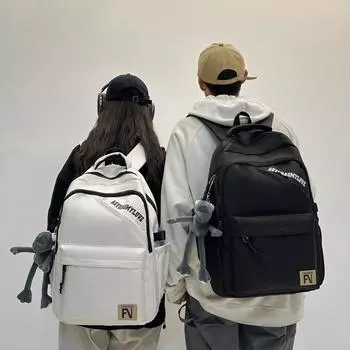 Женский однотонный школьный рюкзак, мужской рюкзак большой емкости для путешествий, рюкзак для школьников младших классов синий