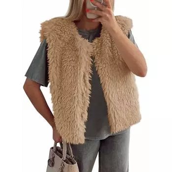 Женский однотонный средне-длинный повседневный кардиган, вязаный со свободным свитером-пальто L армия зеленый