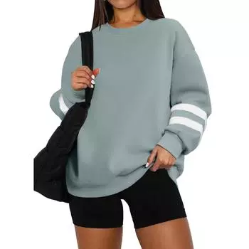 Женский однотонный средне-длинный повседневный кардиган, вязаный со свободным свитером-пальто L армия зеленый