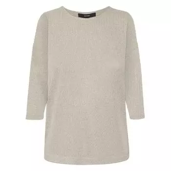 Женский однотонный свитер с рукавом 3/4 VERO MODA XS бежевый