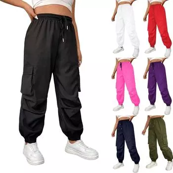 Женский однотонный свободный повседневный комбинезон большого размера с завязками L армия зеленый