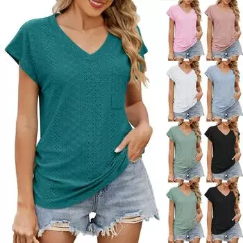 Женский однотонный свободный жилет с застежкой-молнией на лацкане, повседневная футболка L армия зеленый