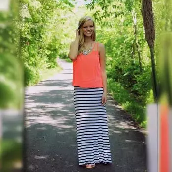 Женский однотонный топ из шифона весна-лето оранжево-красного цвета S оранжево-красный