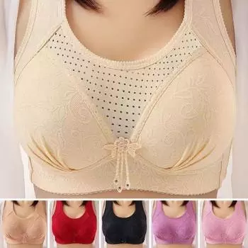Женский однотонный жаккардовый полый бюстгальтер с широкими бретелями, тонкий спортивный бюстгальтер с полной чашкой без косточек, пуш-ап, красивый бюстгальтер сзади 42D