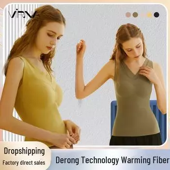 Женский осенне-зимний флисовый жилет с V-образным вырезом и нагрудной накладкой XXL