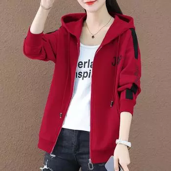 Женский осенне-зимний кардиган на молнии, повседневный топ M зелёный