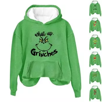 Женский осенне-зимний пуловер с принтом, толстовка с капюшоном, флисовая модная толстовка с длинными рукавами S