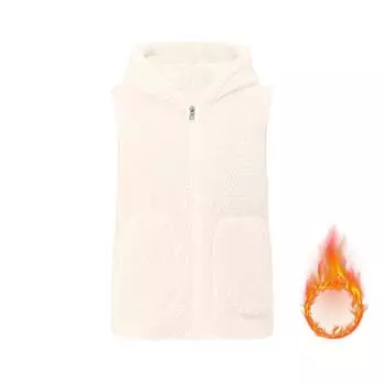 Женский осенне-зимний темпераментный двусторонний коралловый бархатный утолщенный и подбитый теплый жилет большого размера XXXXL