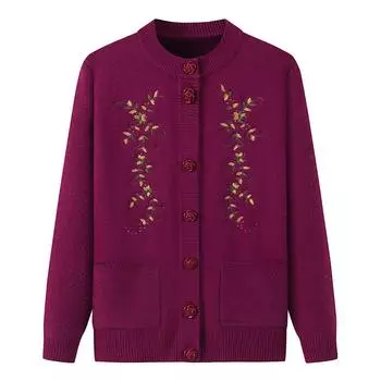 Женский осенне-зимний теплый вязаный кардиган на молнии с принтом, повседневный кардиган больших размеров, разноцветная вязаная куртка, топ XXXXL