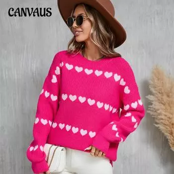 Женский осенне-зимний трикотаж Love Fashion Пуловер Свитер S чёрный