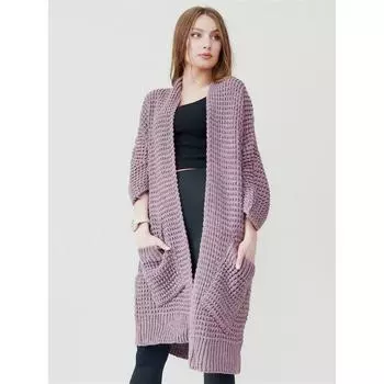 Женский осенне-зимний вязаный однотонный свитер с v-образным вырезом и темпераментом S серый