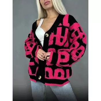 Женский осенне-зимний вязаный теплый повседневный свитер с круглым вырезом и длинными рукавами S зелёный