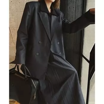 Женский осенний двубортный костюм S