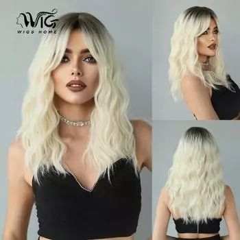 Женский парик 62 см, искусственные волосы, длинные вьющиеся волосы, платиновые волосы, розовая сетка для волос, полный головной убор, украшение для красоты, парик 60cm 24inch платиновый