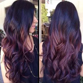 Женский парик с длинными волосами, натуральный термостойкий синтетический парик бордового цвета для косплея