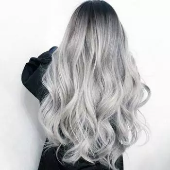 Женский парик, высокотемпературная проволока, вьющийся длинный парик, модный естественный вид, женский парик с градиентом волос для наряда