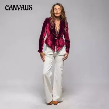 Женский пиджак из золотого бархата, укороченный, тонкий, с пряжкой, для отдыха на весну и осень S чёрный